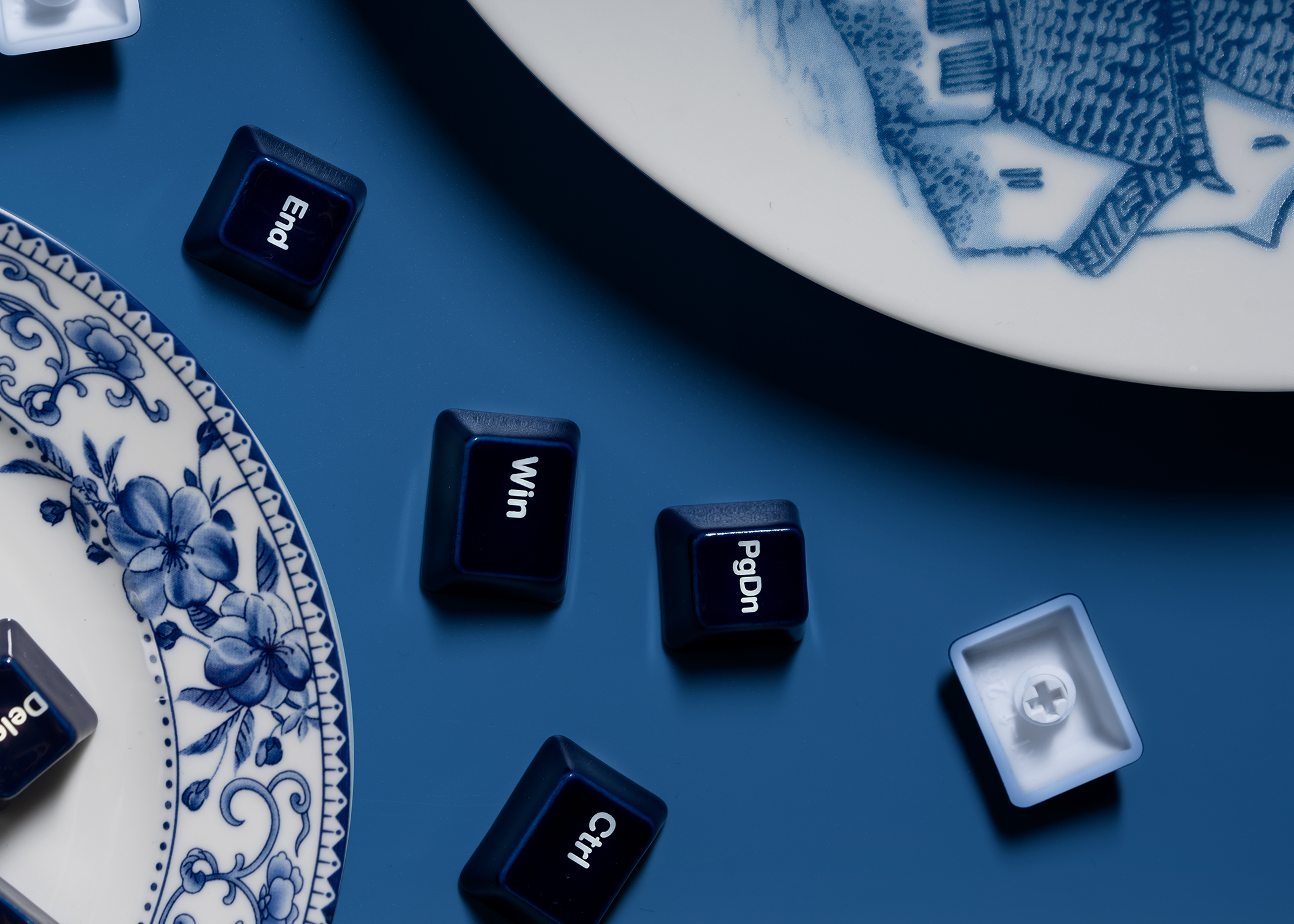 Cerakey Ceramic Keycap Full Set V2 - Indigo