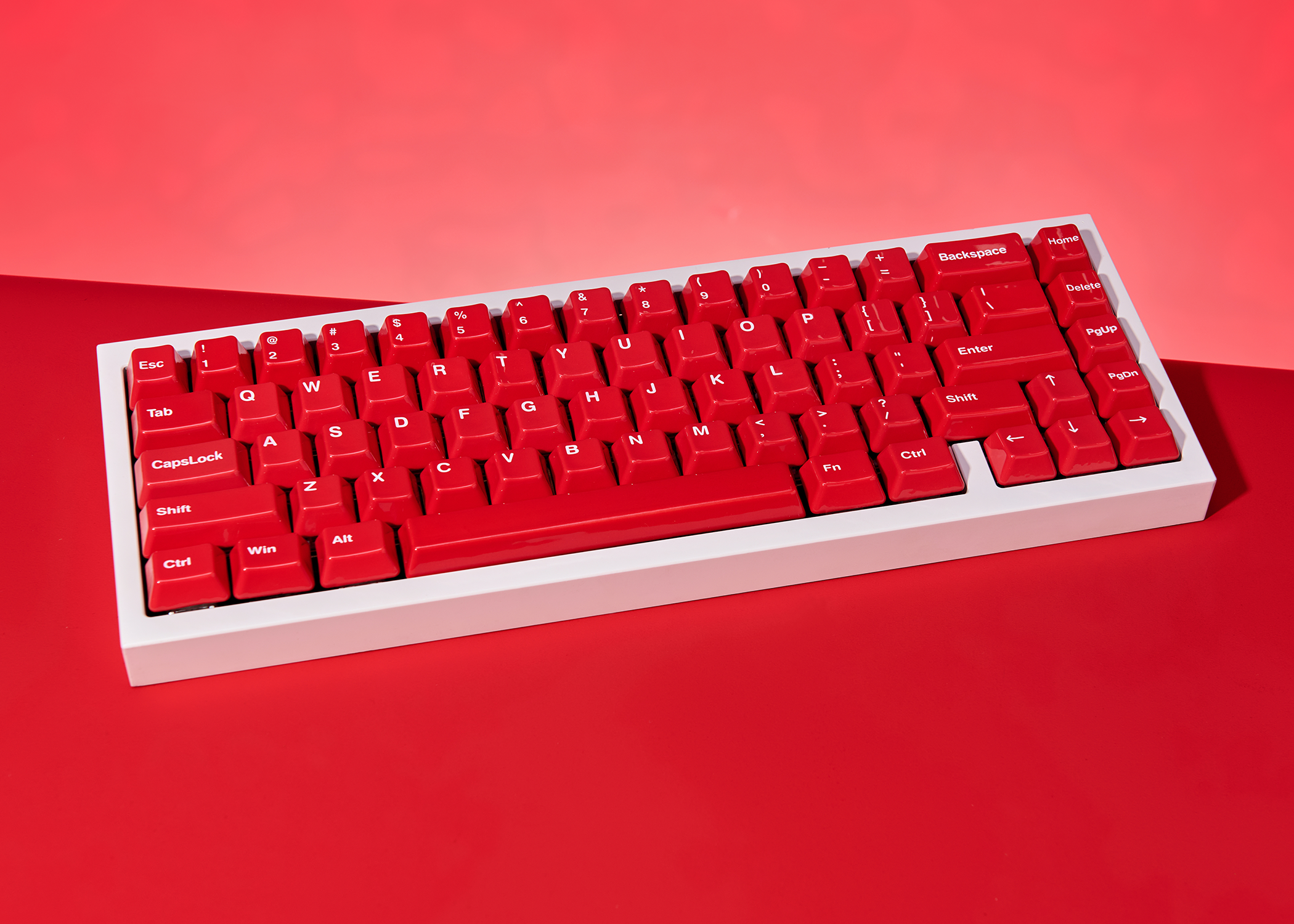 Cerakey Ceramic Keycap Full Set V2 - Red