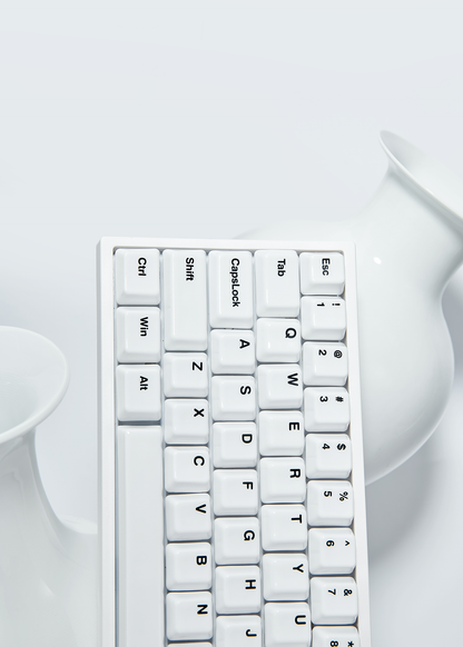 Cerakey Ceramic Keycap Full Set V2 - White