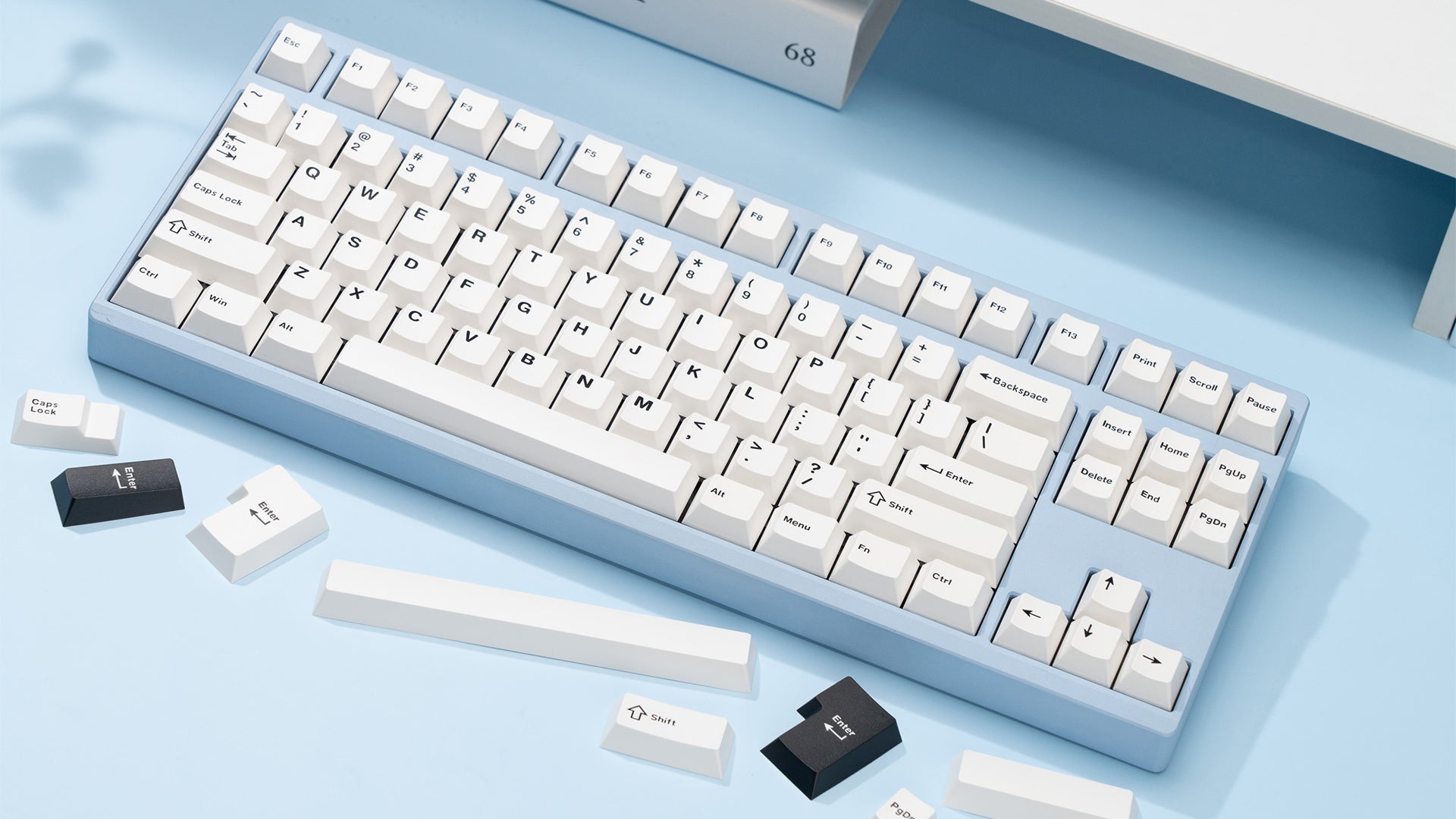 Wuque WS PBT BOW Keycaps Doubleshot PBT Cherry Profile