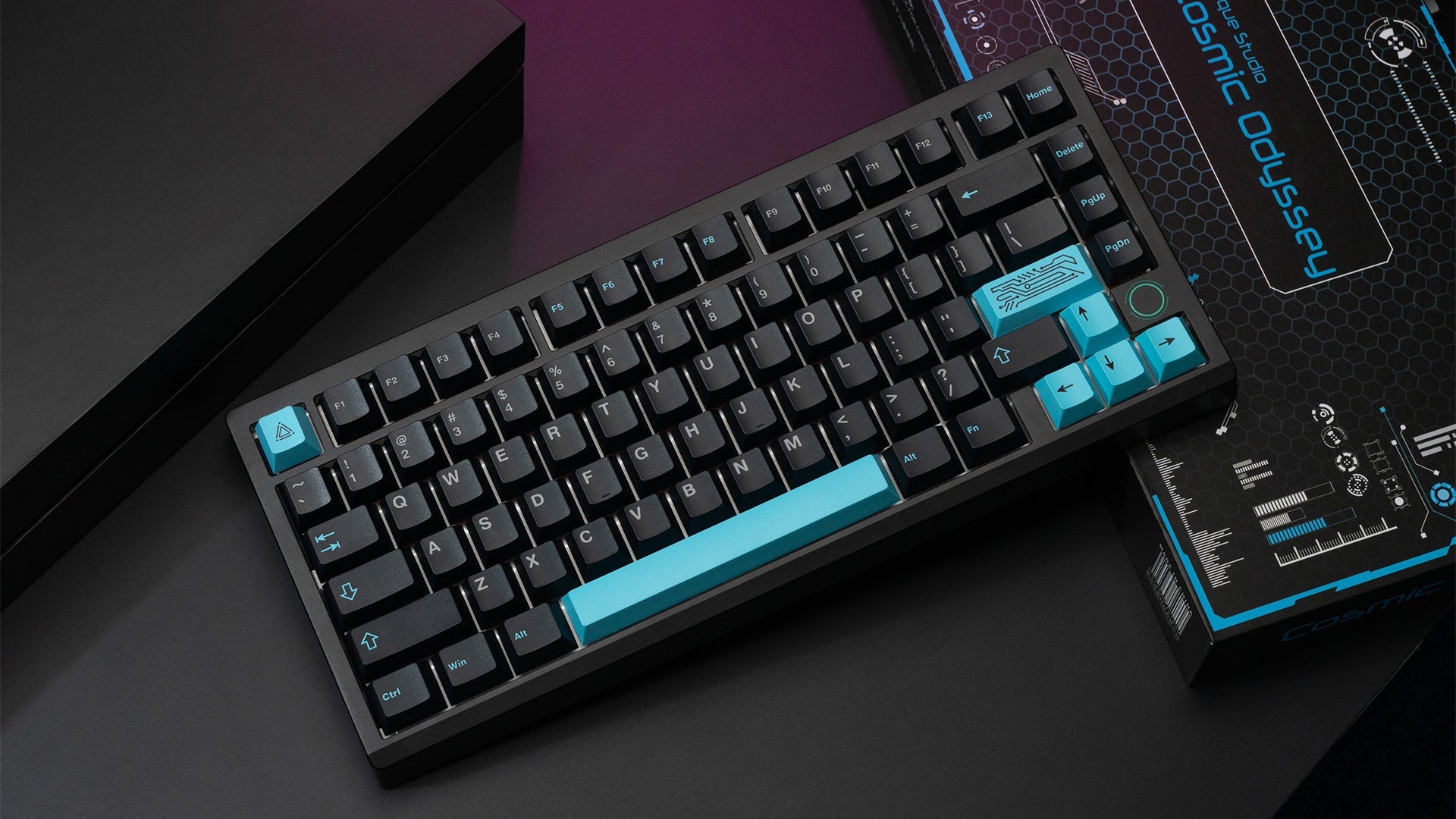WS Cosmic Odyssey Keycaps Doubleshot PBT Cherry Profile