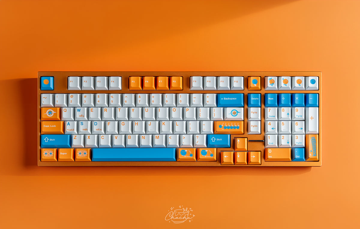 Keykobo Citrus Relativity ABS Double-Shot Keycap Set