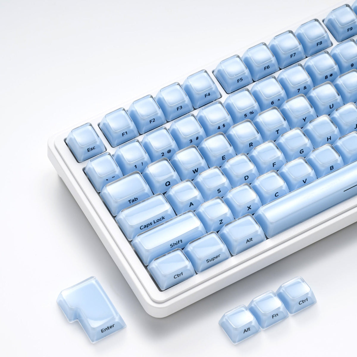 XVX Jelly R2 Side-Printed Translucent MDA Profile 122-Key Keycap Set