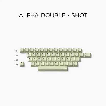 Domikey Desert Island Cherry Profile Triple/Doubleshot ABS Keycap Set