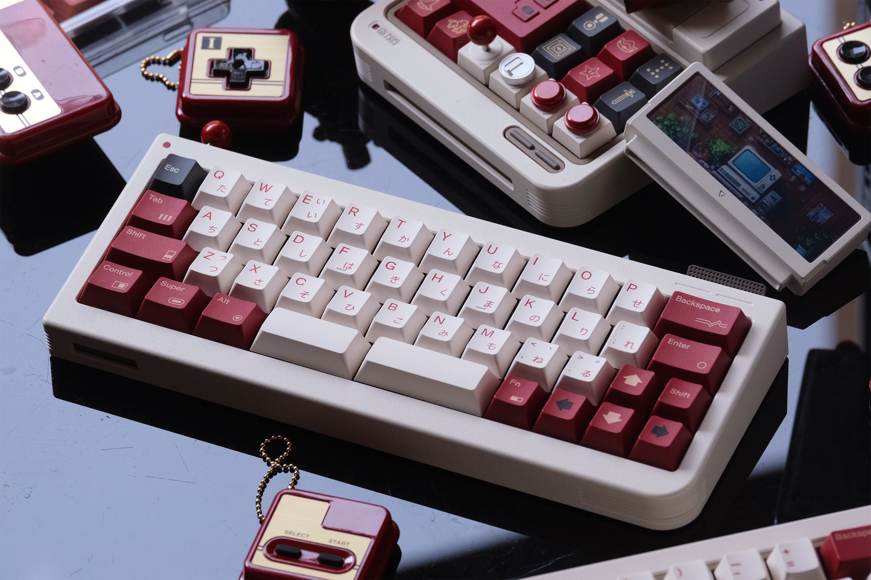 80Retros FC1983 Keycaps – PBT Cherry Profile Keycap Set (All in One)