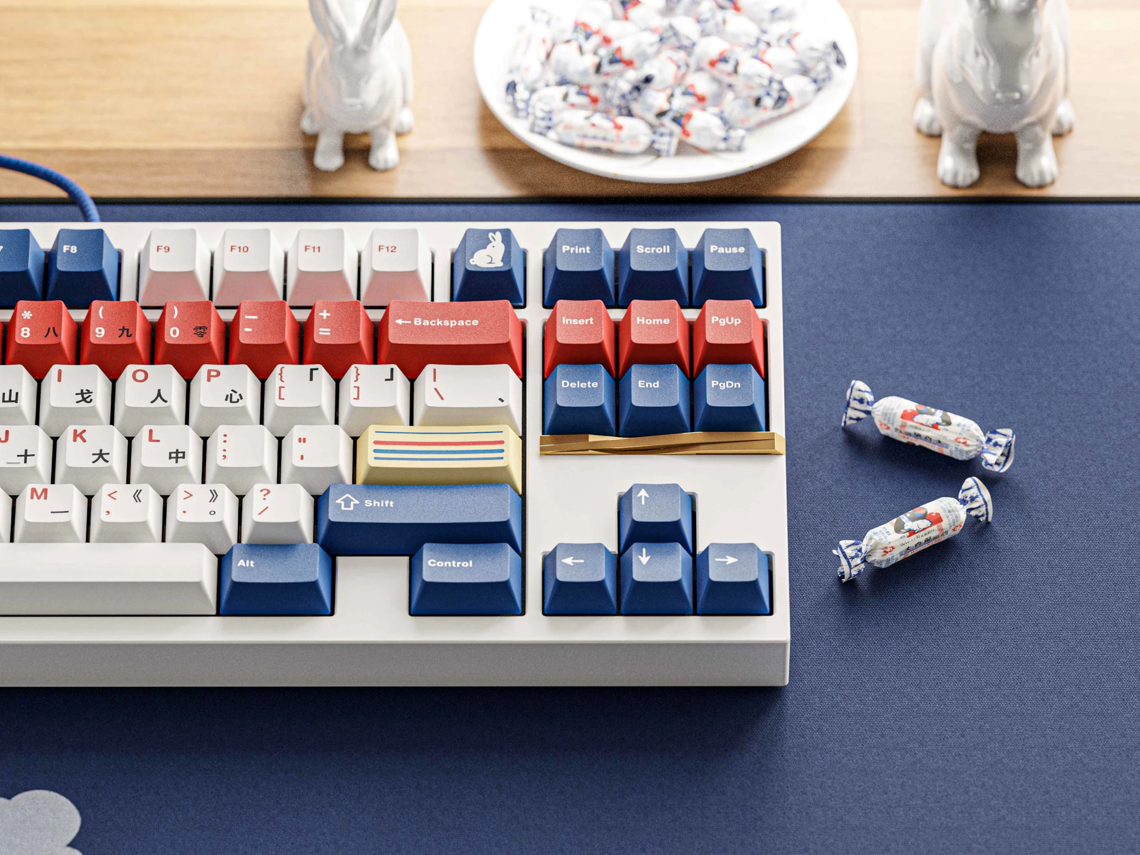 Keykobo Moon Rabbit ABS Double-shot Keycap Set Pre-Order