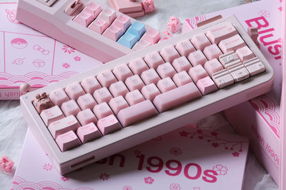 80Retros (South Korea) Blush 1990s OEM Profile PBT Keycap Set