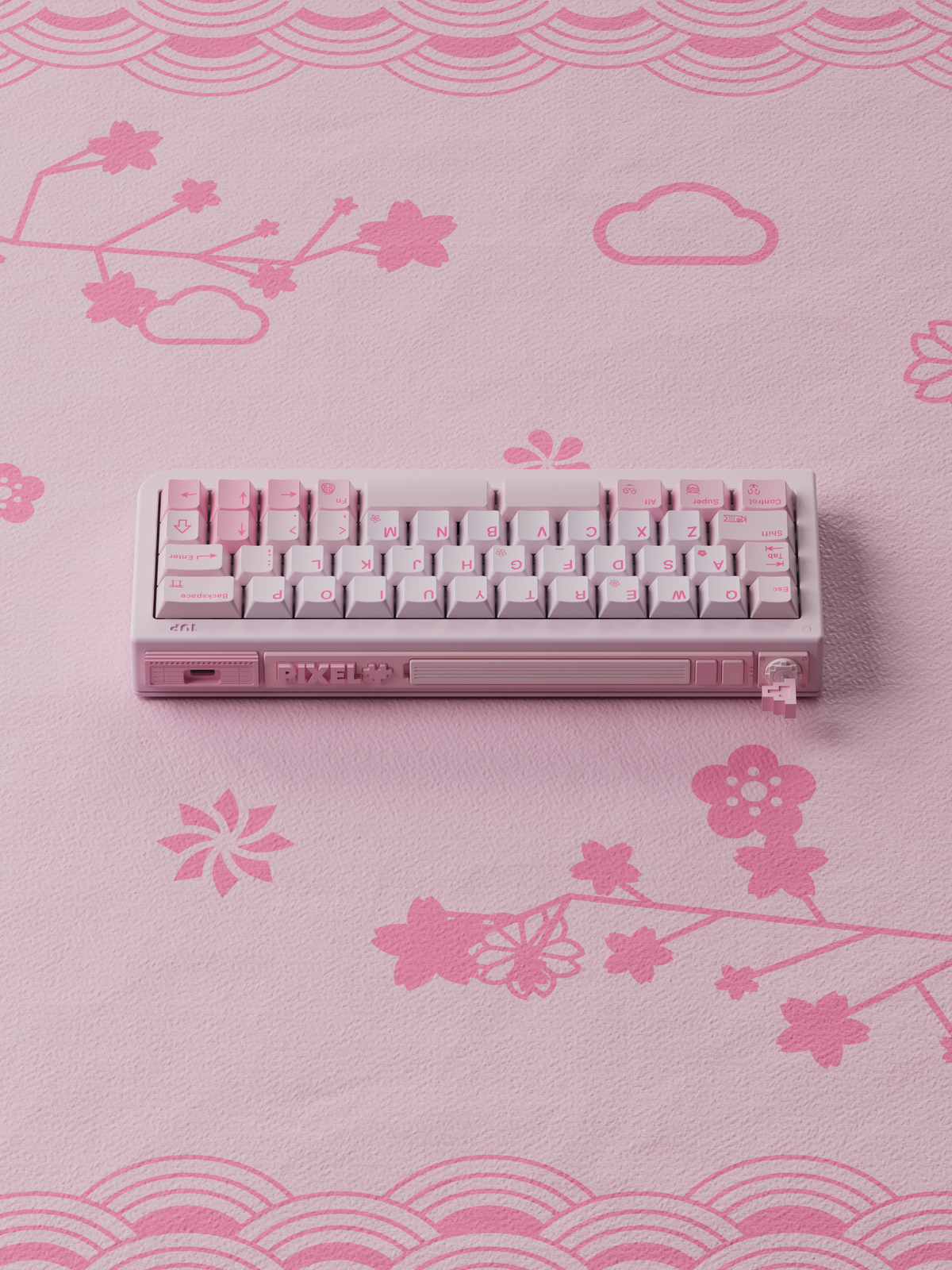 80Retros GB40 Blush 1990S Mechanical Keyboard