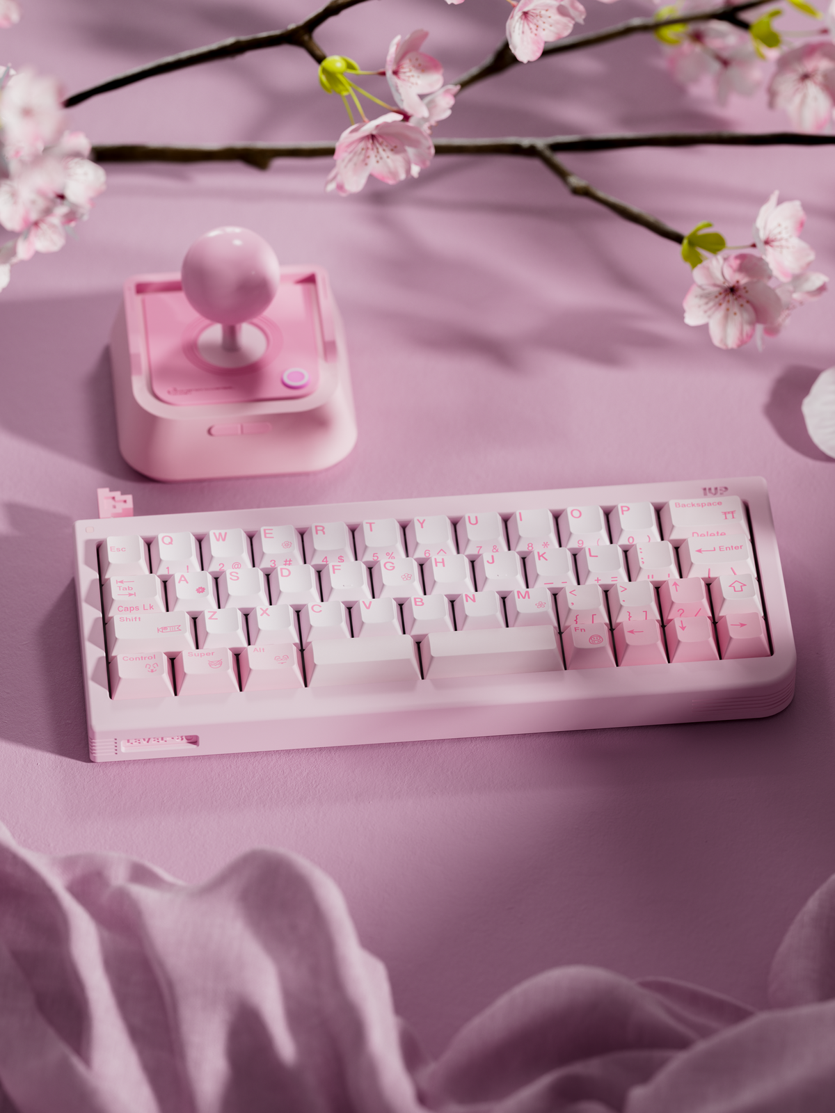 80Retros GB40 Blush 1990S Mechanical Keyboard