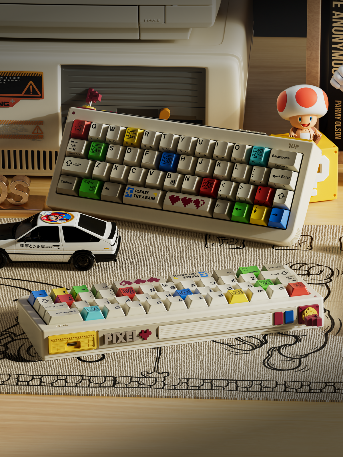 80Retros GB40 Game 1985 Mechanical Keyboard