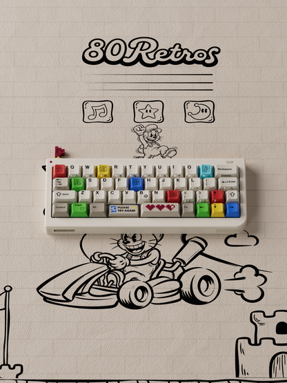 80Retros GB40 Game 1985 Mechanical Keyboard