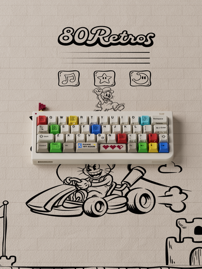 80Retros GB40 Game 1985 Mechanical Keyboard