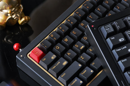 80Retros Game 1989 Keycaps Black and Gold – Cherry Profile