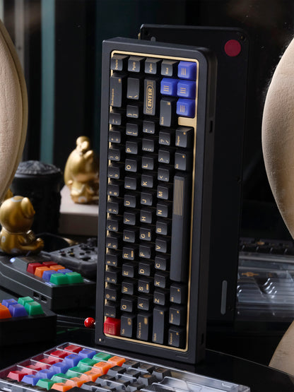 80Retros Game 1989 Keycaps Black and Gold – Cherry Profile