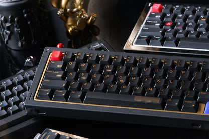 80Retros Game 1989 Keycaps Black and Gold – Cherry Profile