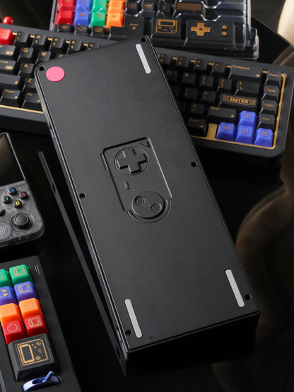 80Retros Game 1989 Keycaps Black and Gold – Cherry Profile