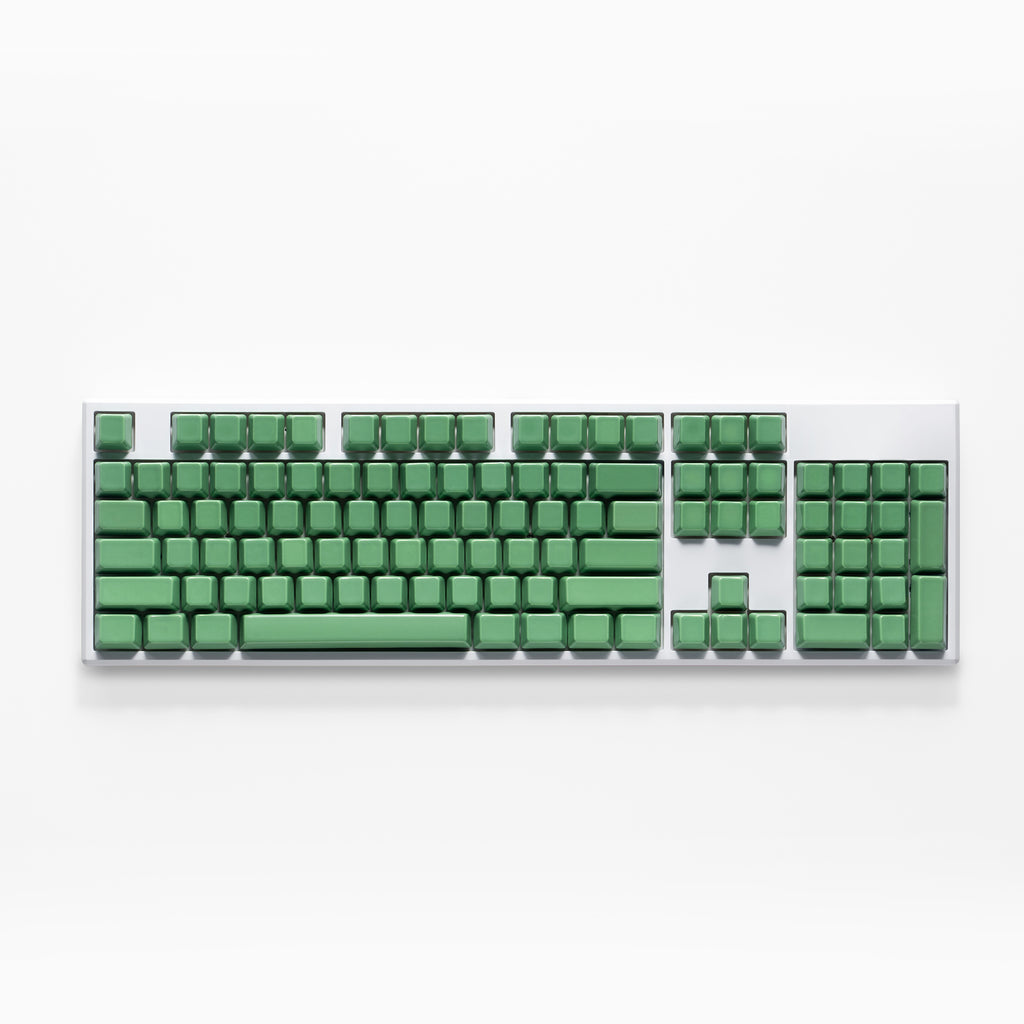 Cerakey Ceramic Keycap Full Set V2 - Green | Durable & Smooth 