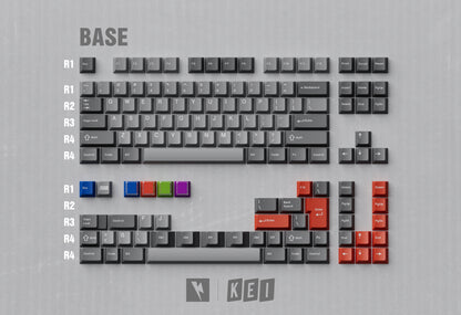 Keykobo C.O.L Composition of Lines ABS Double-shot Keycap Set Pre-Order