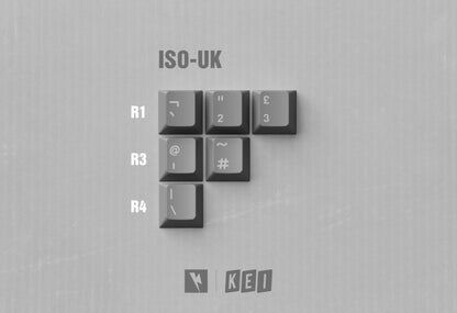 Keykobo C.O.L Composition of Lines ABS Double-shot Keycap Set Pre-Order