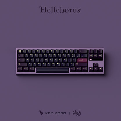 Keykobo Helleborus ABS Double-shot Keycap Set 