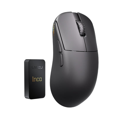 Lamzu Inca 8K Ultra Lightweight Wireless Gaming Mouse, Black