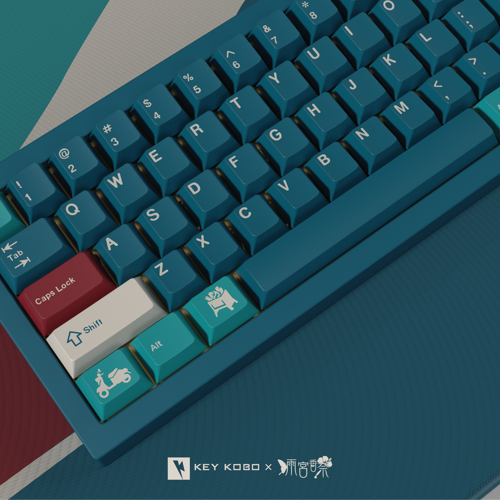 Keykobo Motosu Lake ABS Double-shot Keycap Set – LumeKeebs