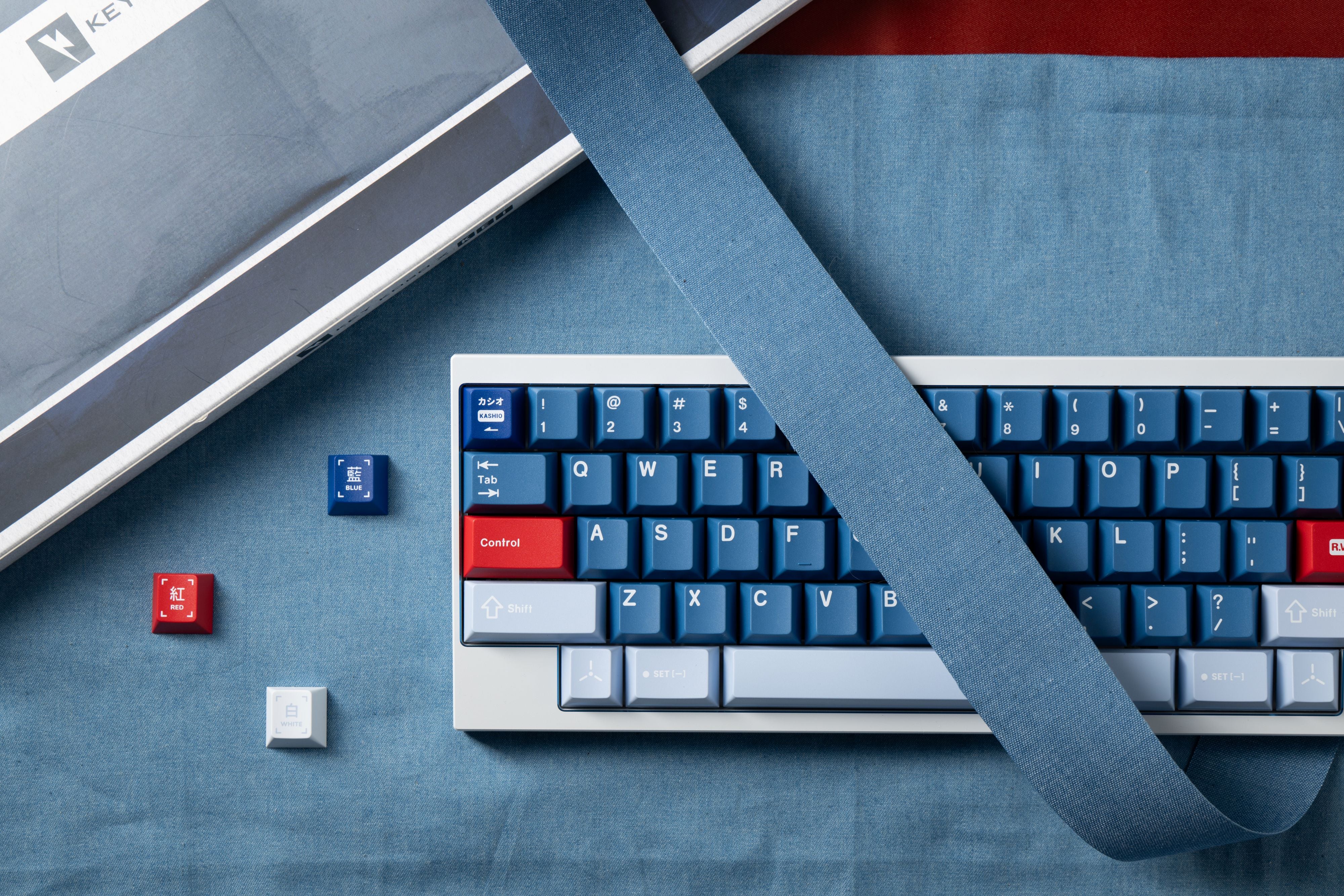 Keykobo R.W.B ABS Double-shot Keycap Set 