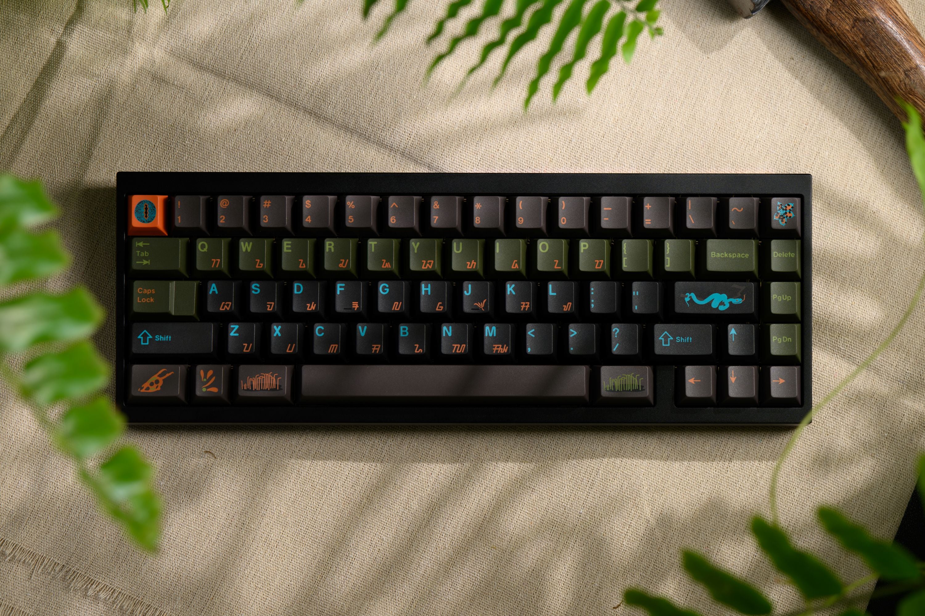 Keykobo Komodo ABS Double-shot Keycap Set