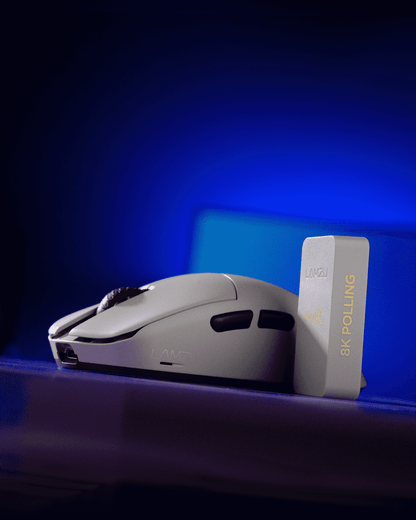 Lamzu Maya X 8K 8KHz Wireless Gaming Mouse, Black & White Color Selection