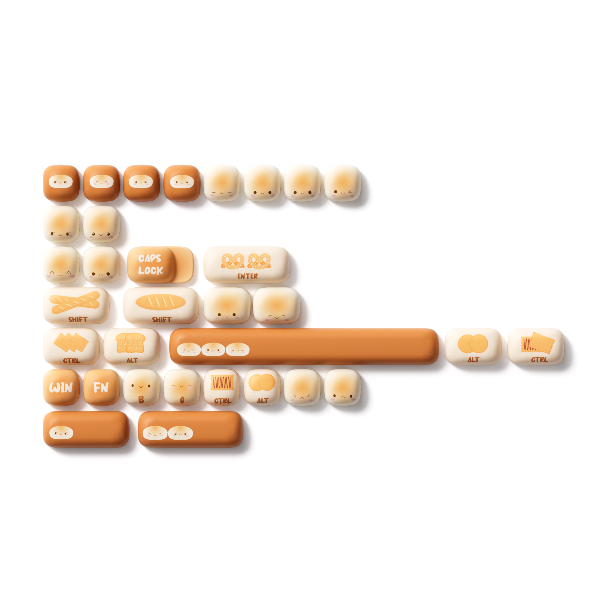 Akko Bun Wonderland Keycap Set
