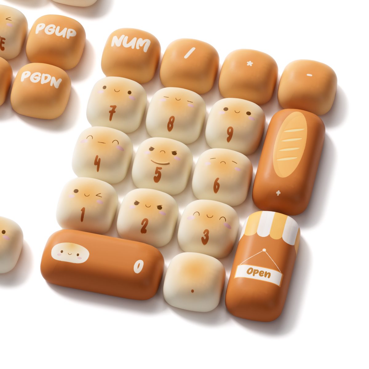 Akko Bun Wonderland Keycap Set