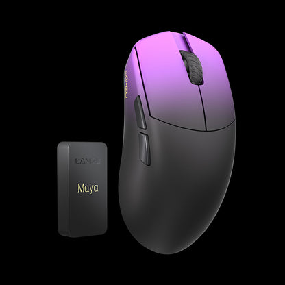 Lamzu Maya Champions 8K Gaming Mouse Purple‑Shadow