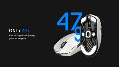 Lamzu Maya X 8K 8KHz Wireless Gaming Mouse, Black & White Color Selection