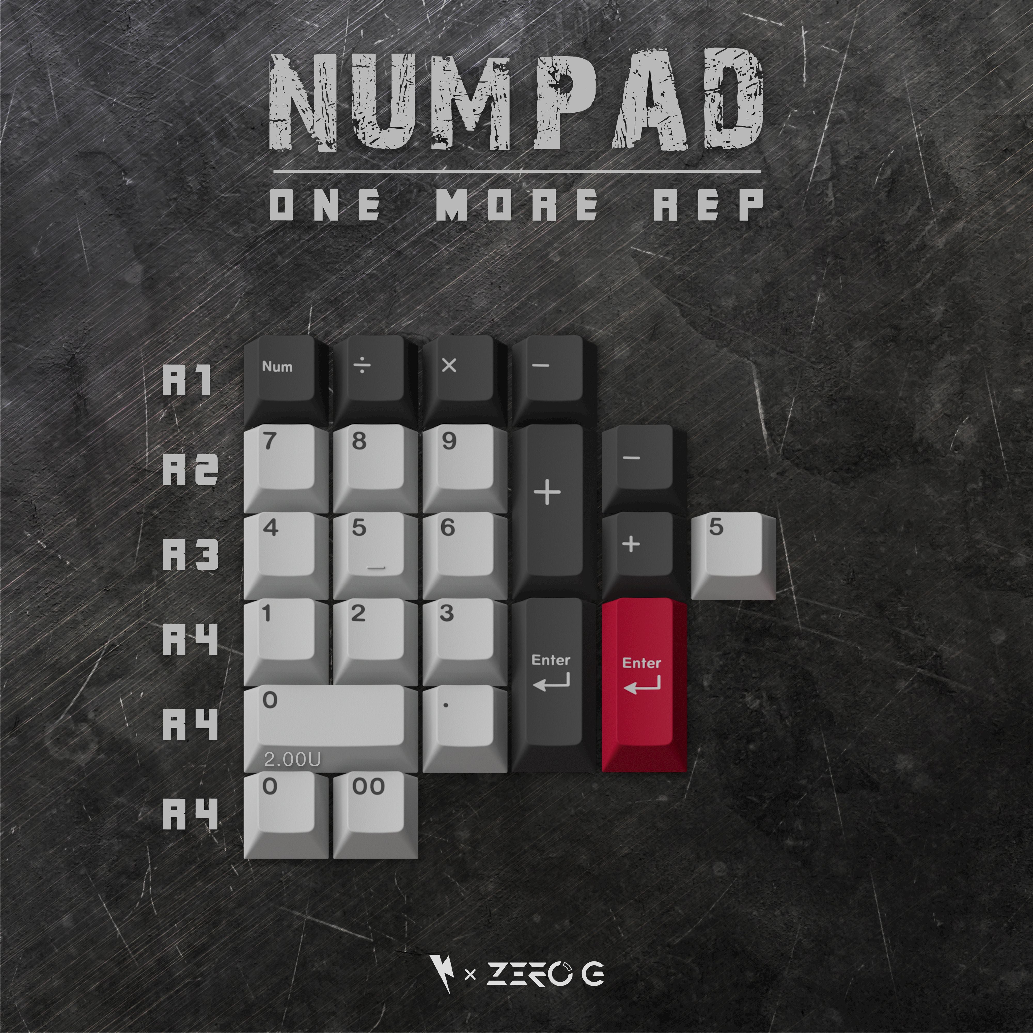 Keykobo One More Rep ABS Double-shot Keycap Set Pre-Order