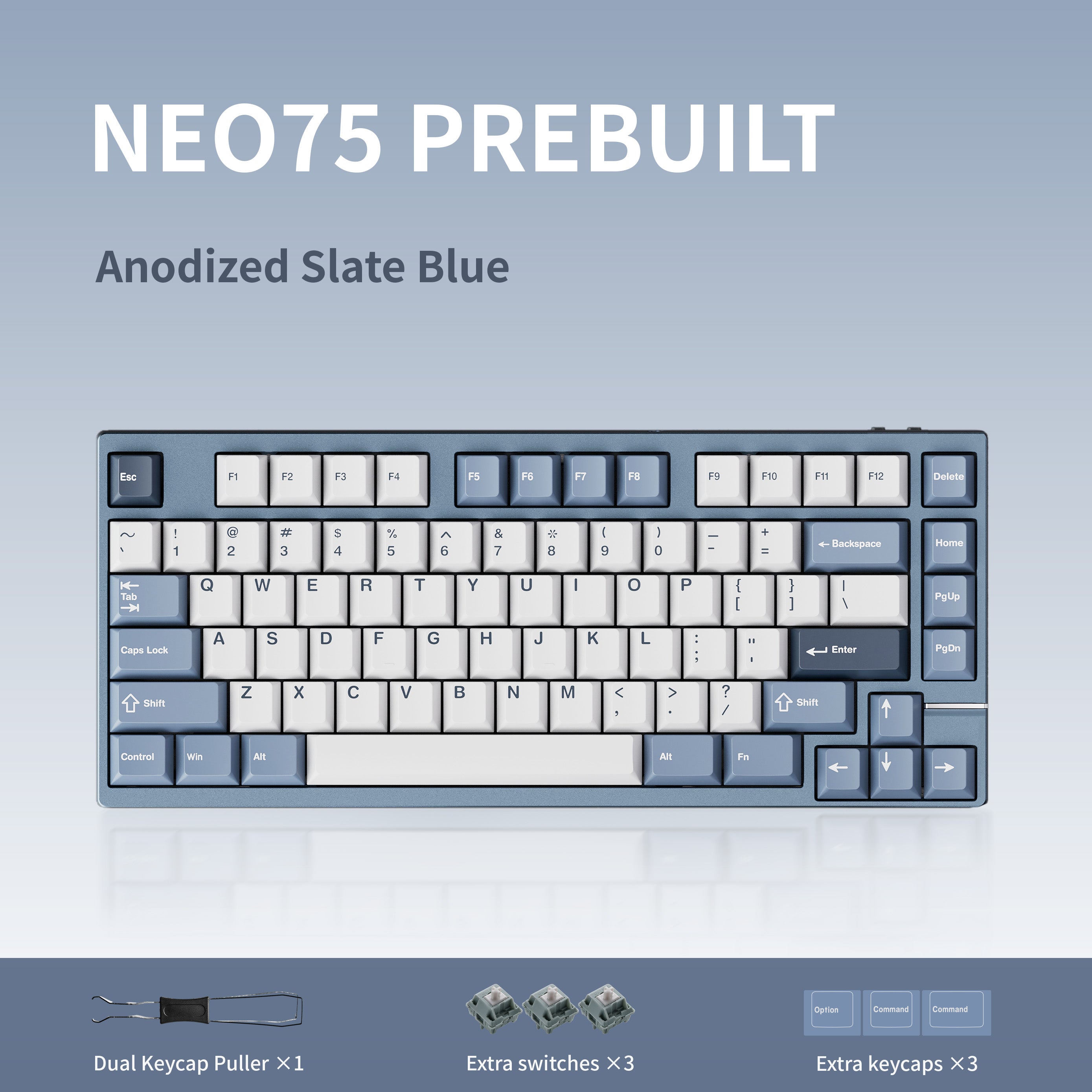 Neo75 Prebuilt Keyboard 75% Layout Mechanical Keyboard – LumeKeebs