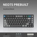 Neo75 Prebuilt Keyboard 75% Layout Mechanical Keyboard – LumeKeebs