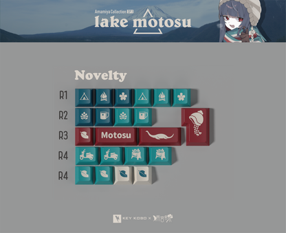 Keykobo Motosu Lake ABS Double-shot Keycap Set Pre-Order