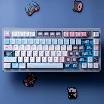 Soulcat Meow Meow Keycap Set PBT Cherry Profile
