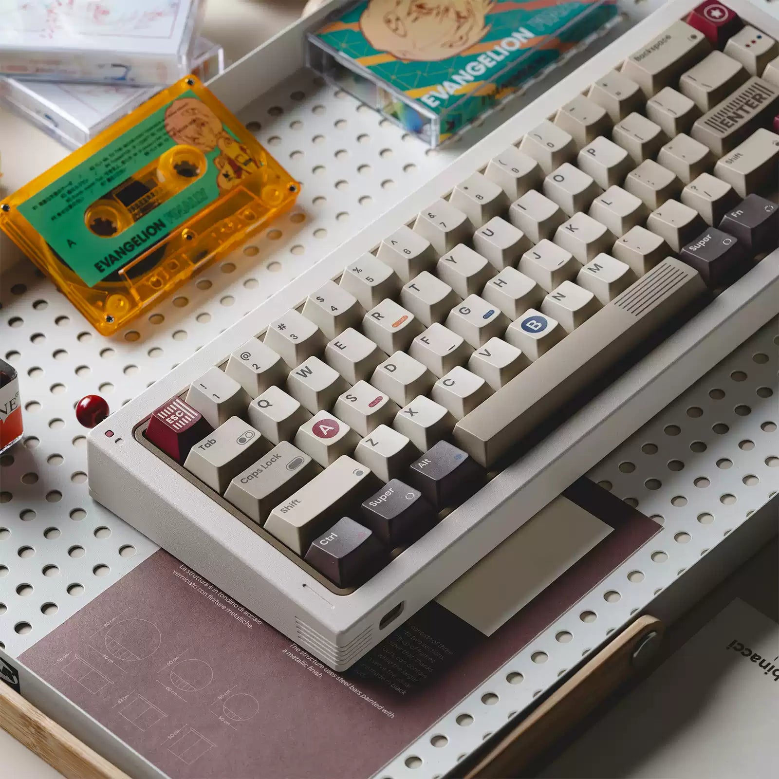 80Retro Tutkeys Gameboy Keycaps – Cherry Profile All in One Set