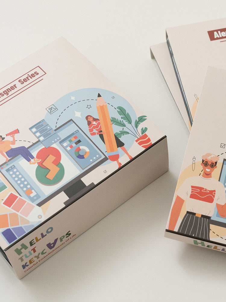 Tutkeys Aler Keycaps - PBT Dye-Sub Keycap Cherry Profile Keycap Set All in One Set