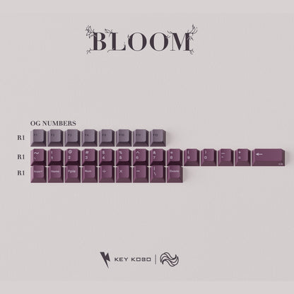 Keykobo Bloom Keycap Set ABS Double-shot Keycap Set