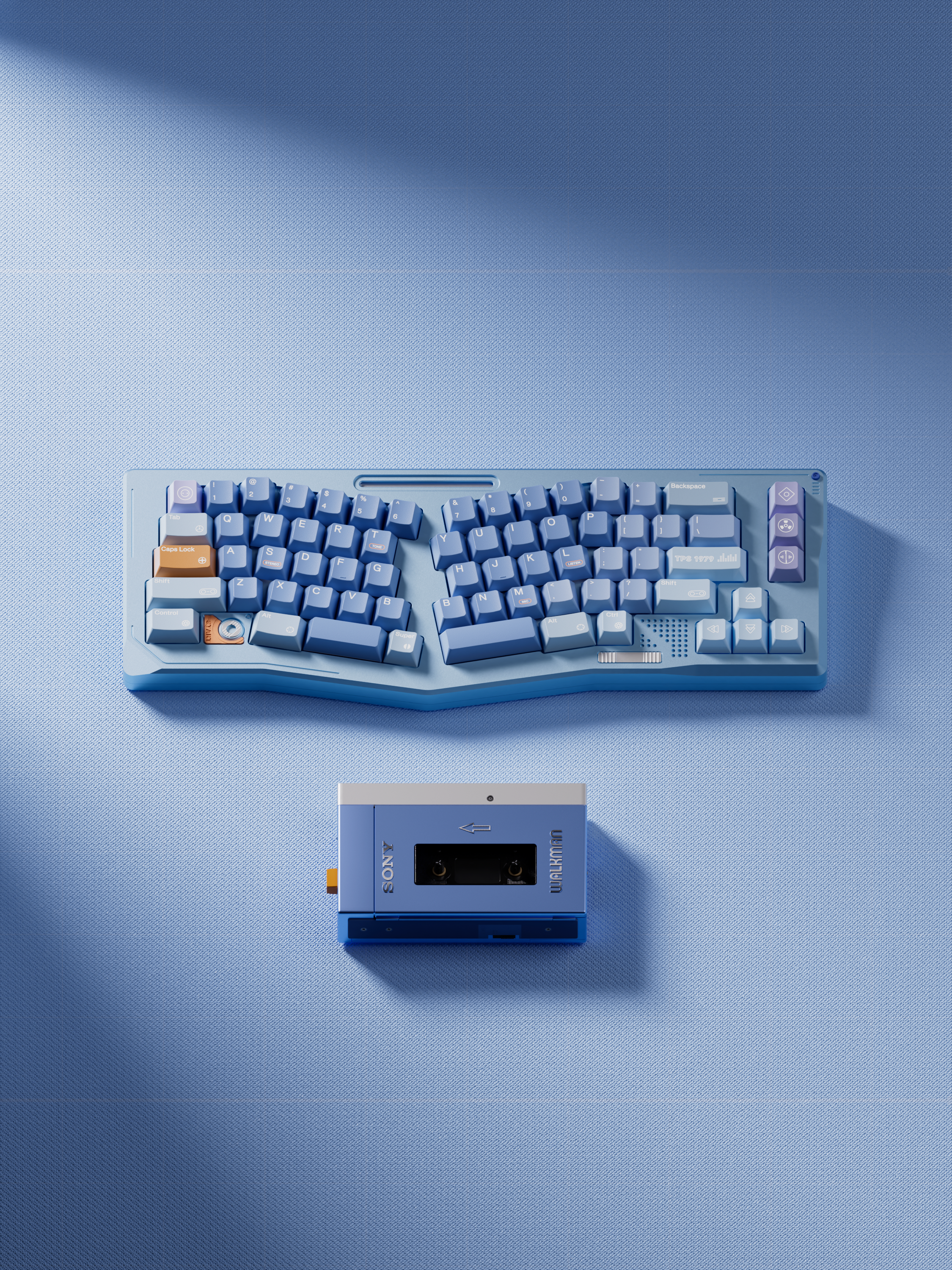 80Retros TPS1979  Keycaps – Cherry Profile All in One Set 