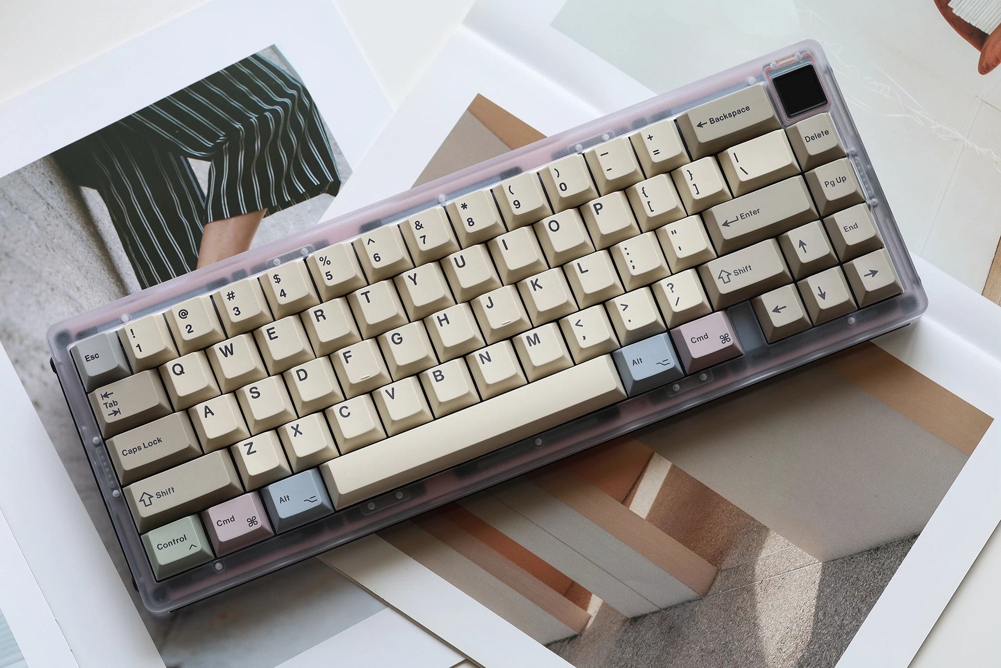 JKDK Retro Keycap Set Cherry Profile PBT Dye-Subbed