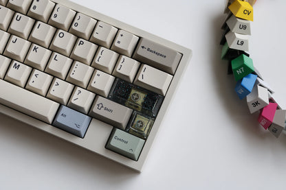 JKDK Retro Keycap Set Cherry Profile PBT Dye-Subbed