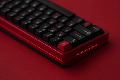 JKDK Heart Black & Red Cherry Profile Dye-Sub PBT Keycap Set
