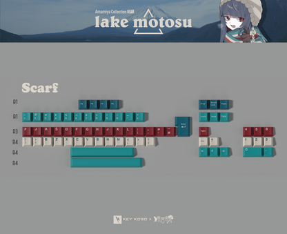 Keykobo Motosu Lake ABS Double-shot Keycap Set Pre-Order