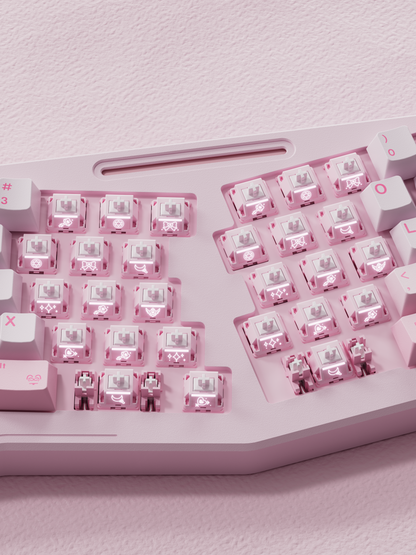 HMX x 80Retros Blush Charm HE Magnetic Linear Switches (10PCS)