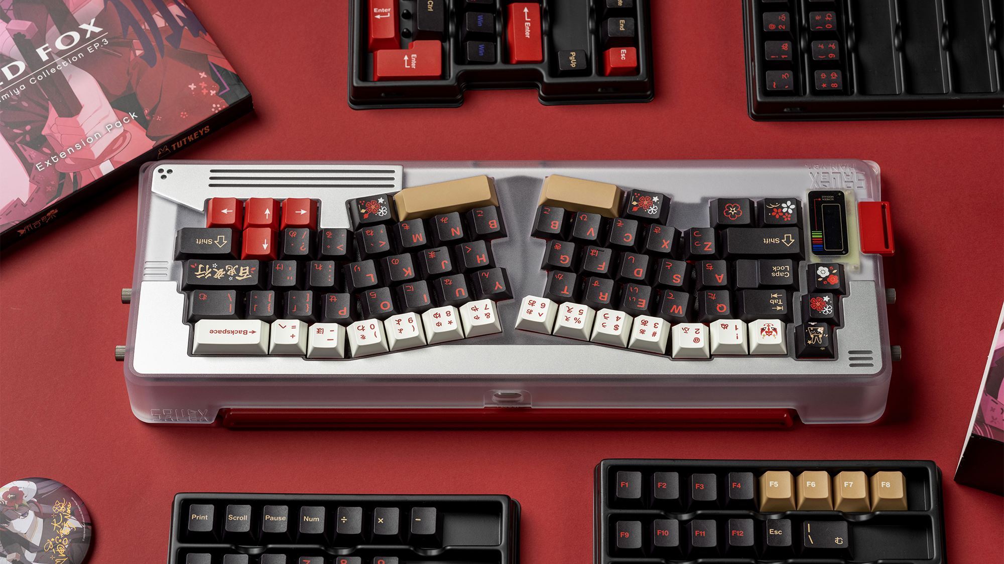 TUTKEYS AC Red Fox Keycaps