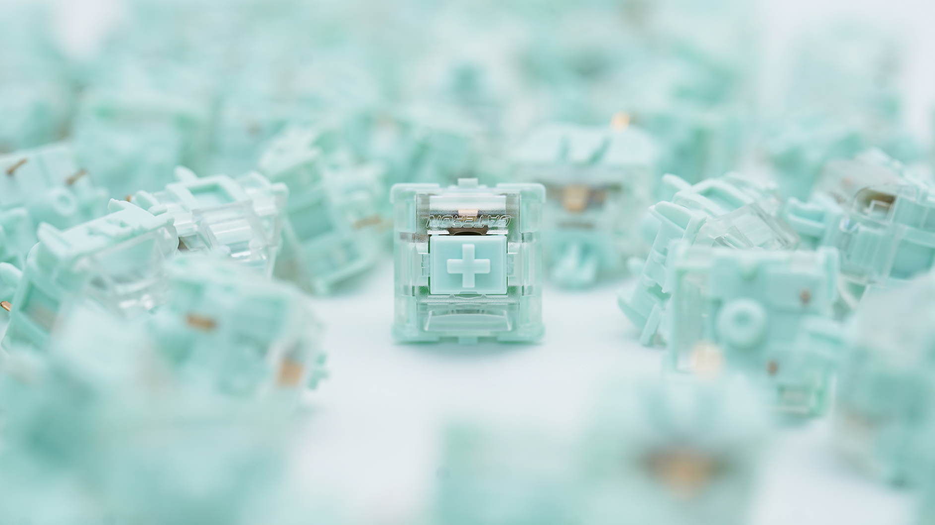 Gateron Fruit Jelly Mint Silent Linear Switches (10PCS)