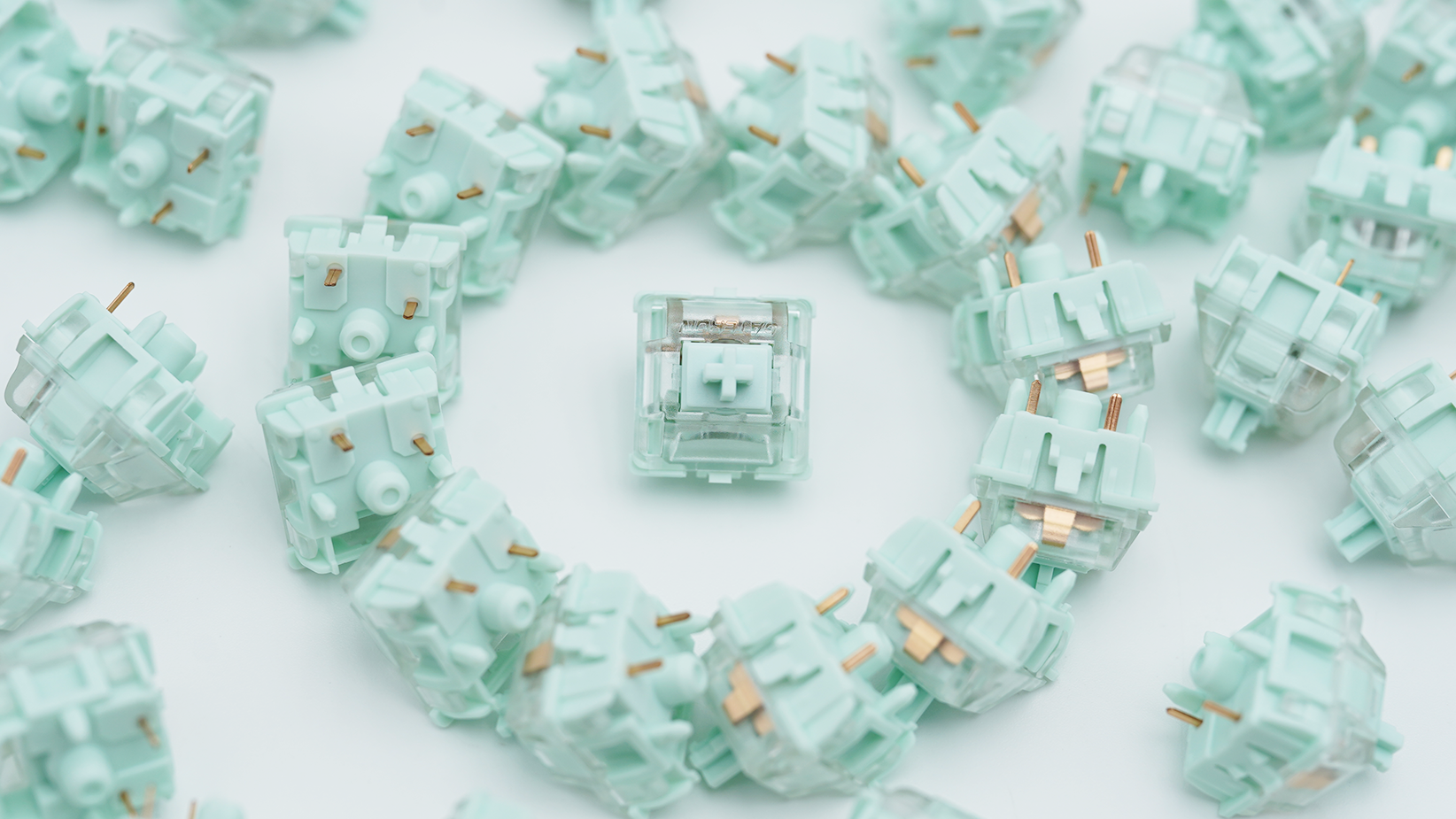 Gateron Fruit Jelly Mint Silent Linear Switches (10PCS)